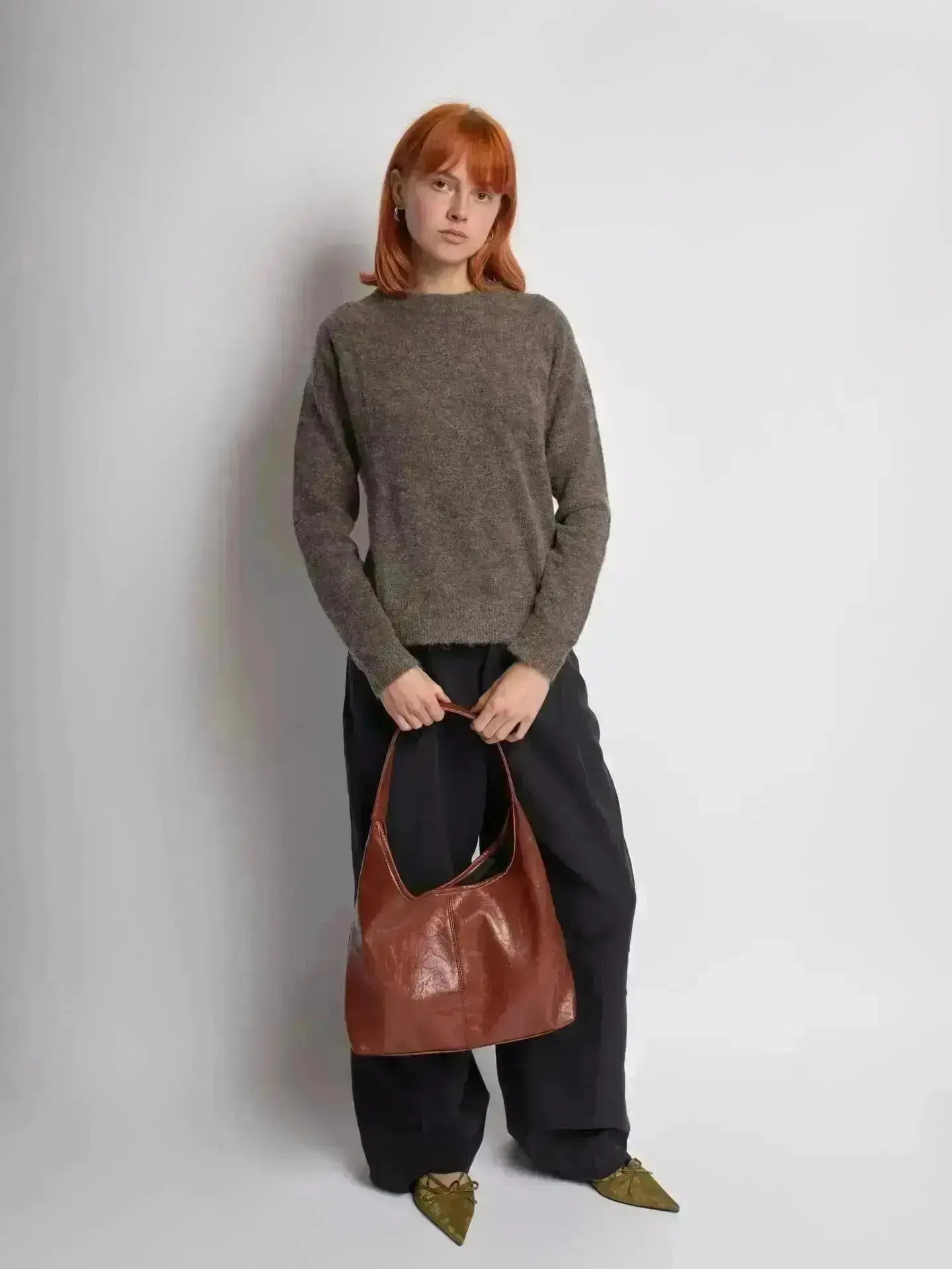Scarlett Distressed Leather Tote - Image 44