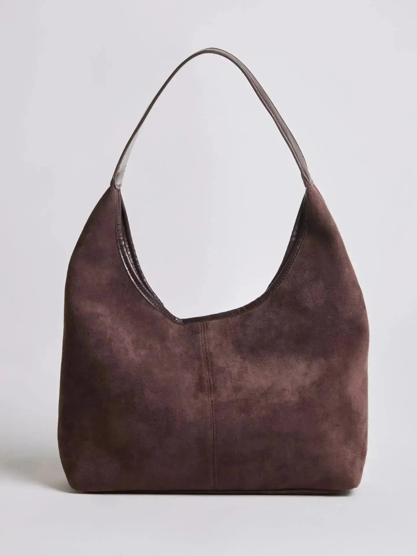 Suede Daily Leather Tote - Image 11