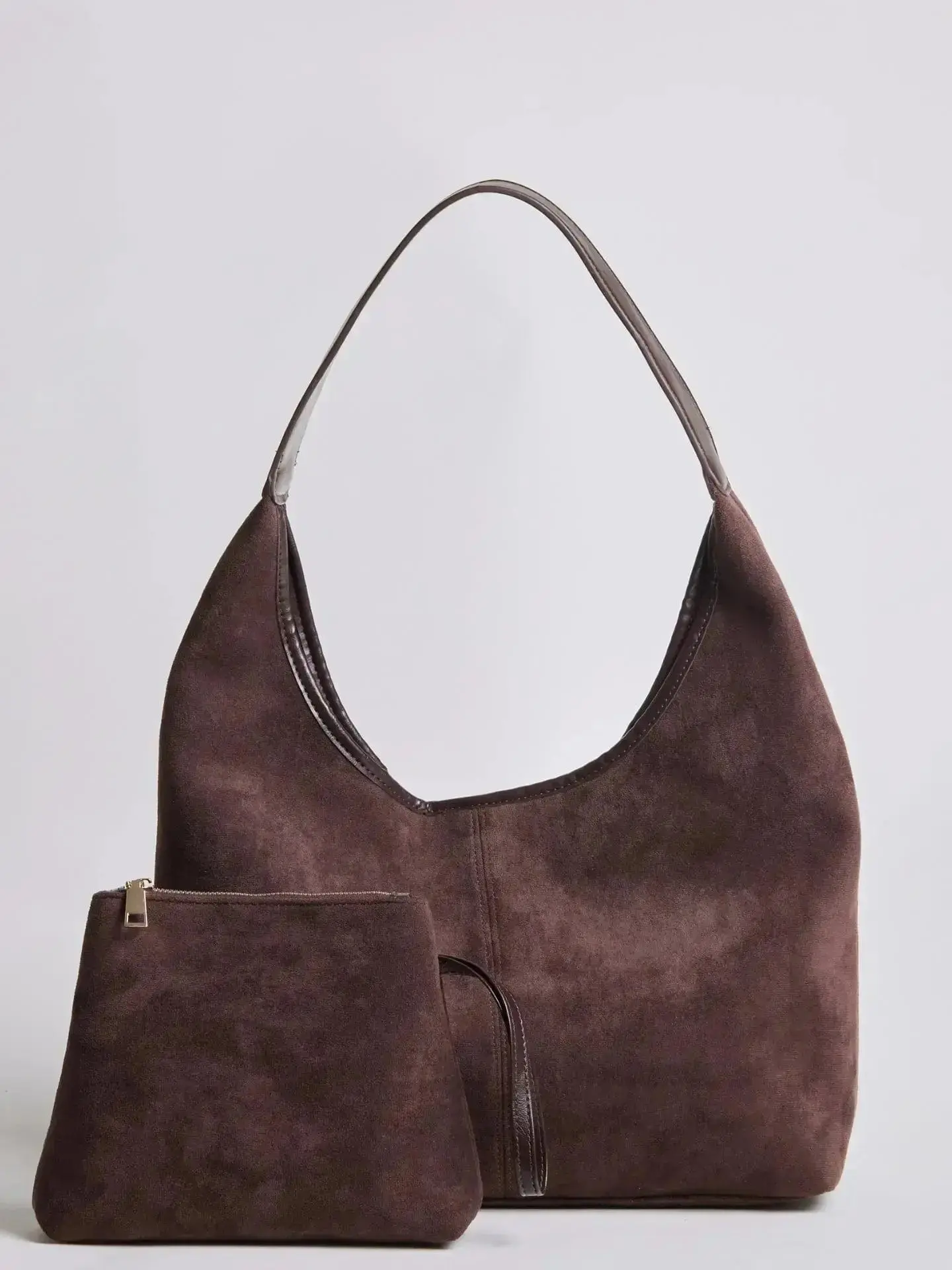 Suede Daily Leather Tote - Image 12