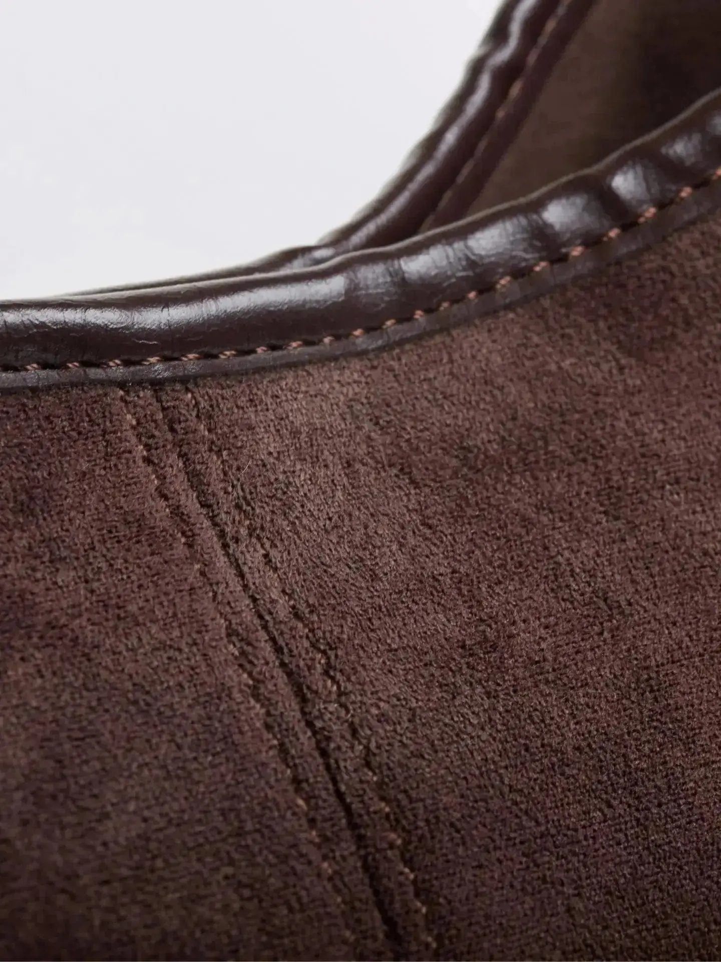 Suede Daily Leather Tote - Image 15
