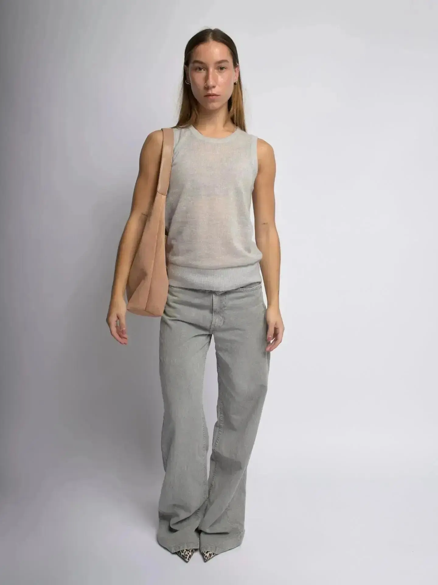 Suede Daily Leather Tote - Image 25