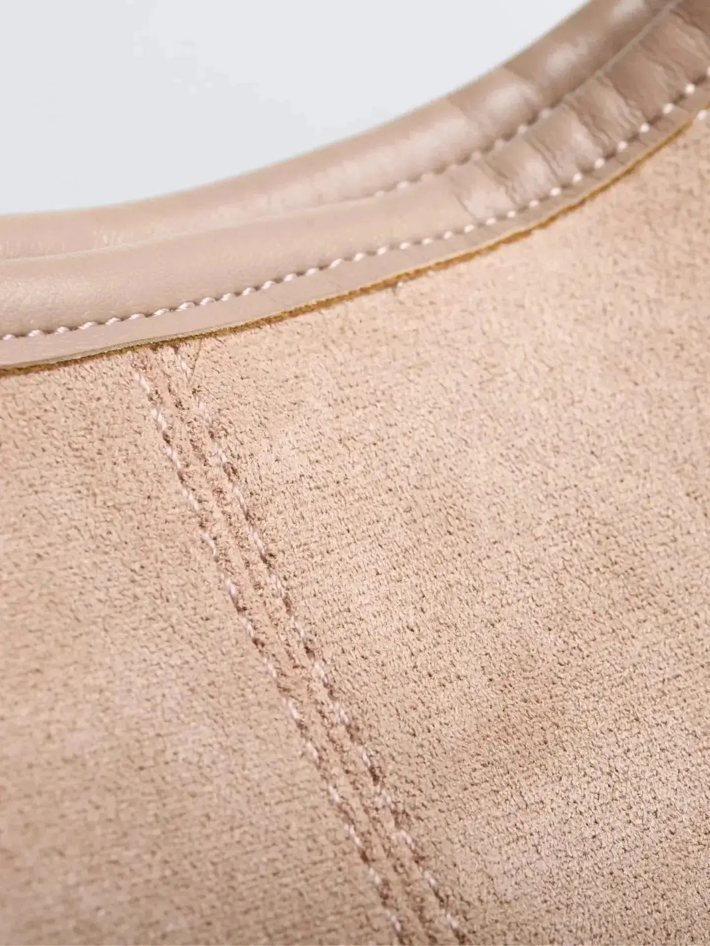 Suede Daily Leather Tote - Image 27