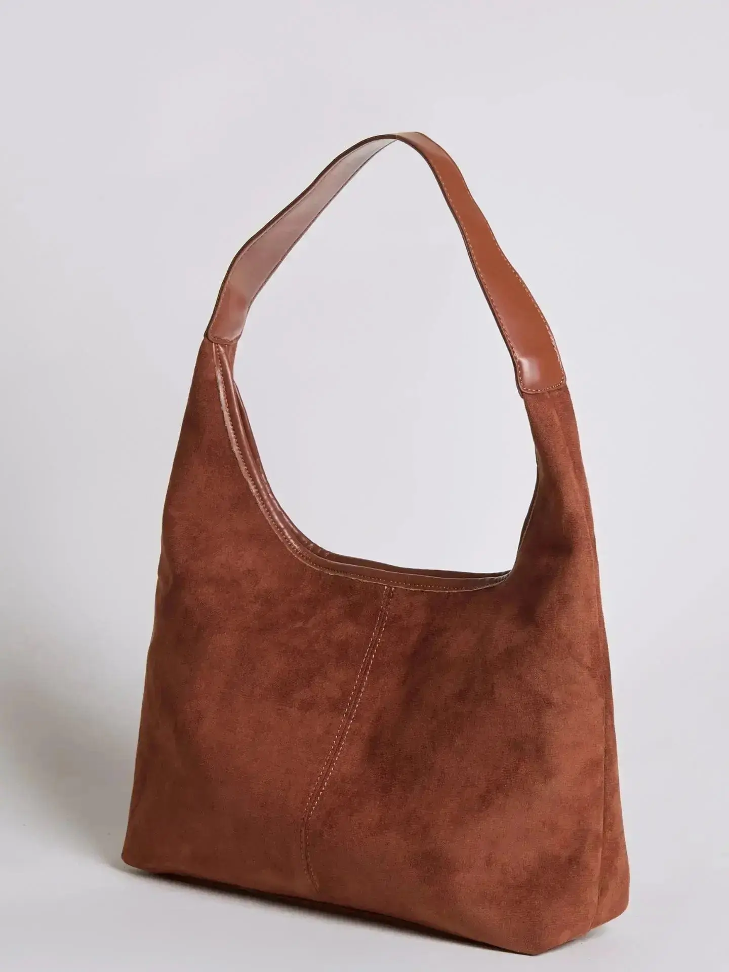 Suede Daily Leather Tote - Image 32