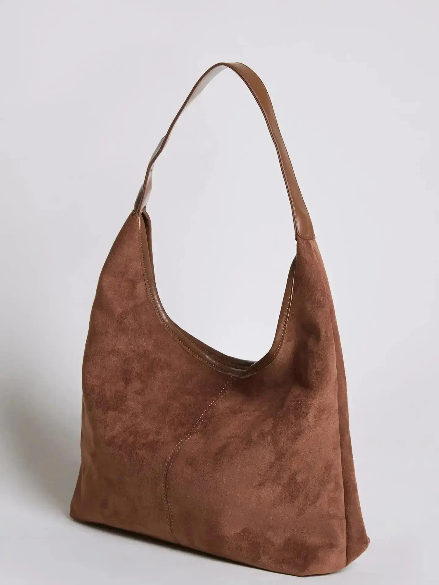 Suede Daily Leather Tote - Image 38