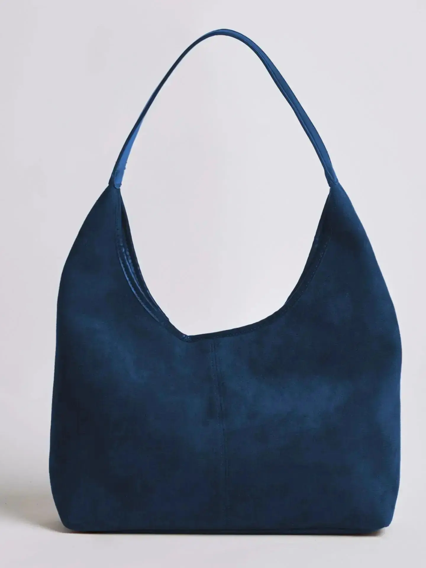 Suede Daily Leather Tote - Image 41